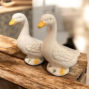 Ceramic Goose Figurines